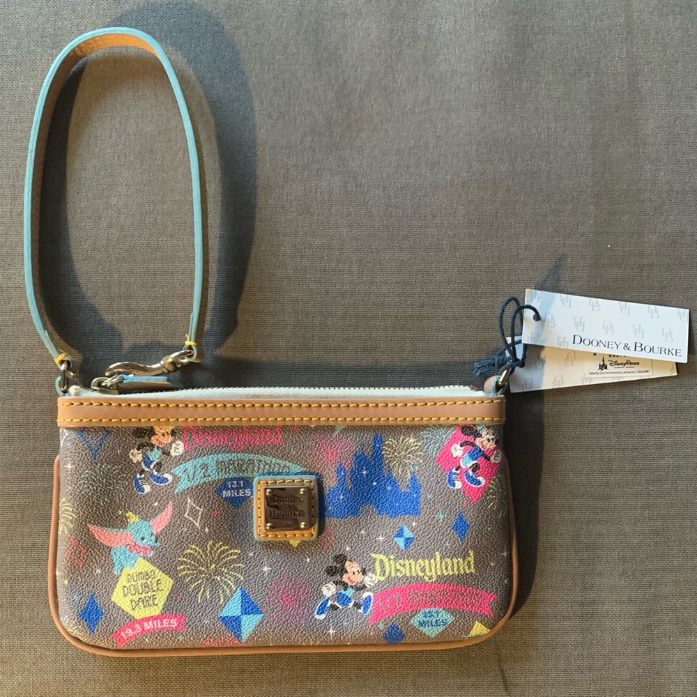 Disneyland RunDisney Dumbo Double Dare /Half Marathon Dooney & Bourke wristlet